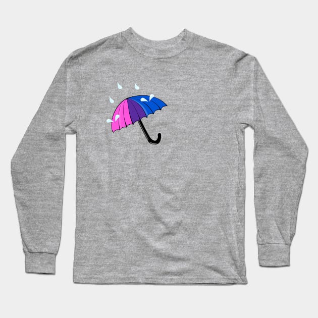 Pridin' in the Rain Long Sleeve T-Shirt by traditionation